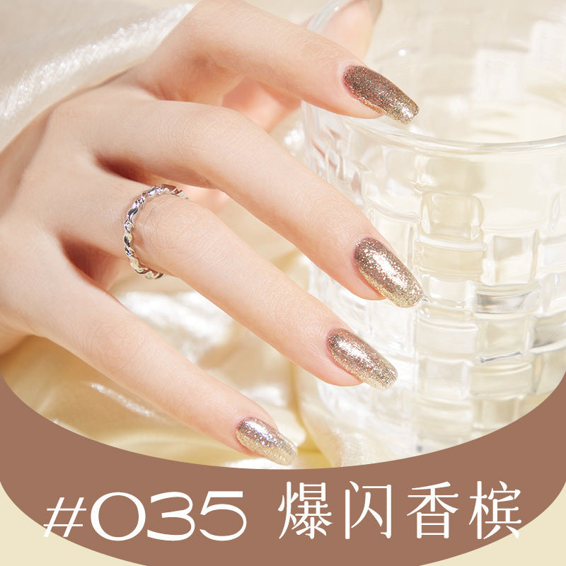 Nail polish no baking quick drying long-lasting tearable autumn and winter peelable water-based transparent nude nail polish wholesale