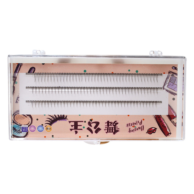 Dingsen false eyelashes factory V-shaped air lower eyelashes realistic bare face slightly curled self-grafted segmented eyelashes 