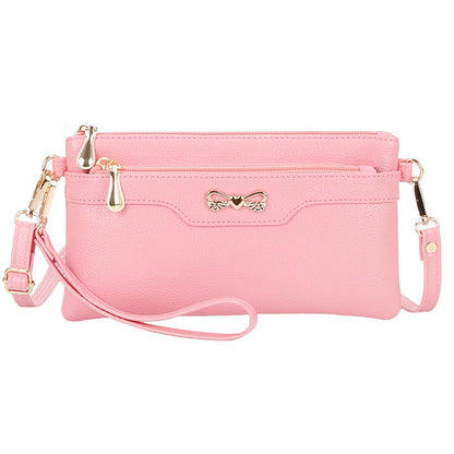 Fashion small bag for women 2024 new Korean style messenger bag versatile simple ladies shoulder bag mobile phone bag clutch bag 