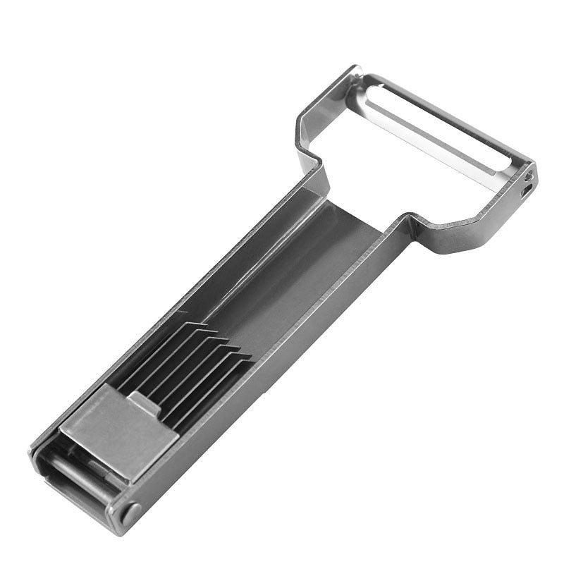 Multifunctional onion peeler household stainless steel planer melon planer kitchen gadget peeler onion shredder