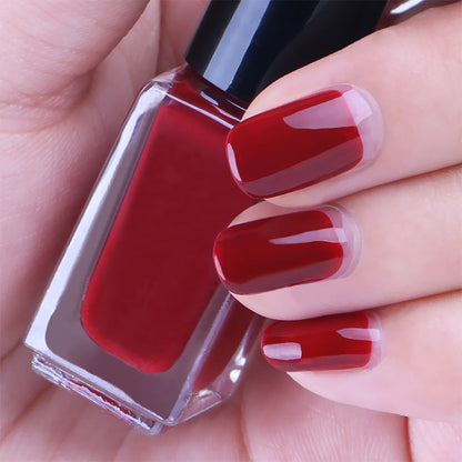 Summer whitening nail polish that can be peeled off without baking, quick drying, children's and pregnant women can use wine red peelable nail polish wholesale