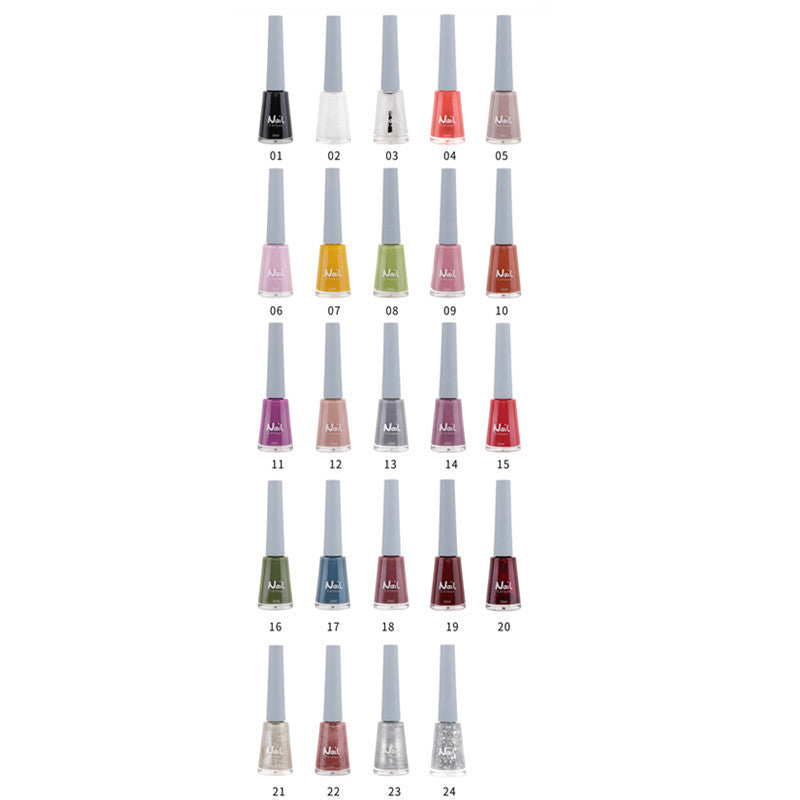 Lucia no-bake oily nail polish cannot be peeled off popular color nude cherry jelly color transparent nail art