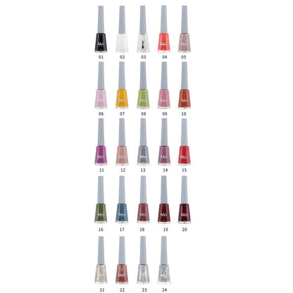 Lucia no-bake oily nail polish cannot be peeled off popular color nude cherry jelly color transparent nail art