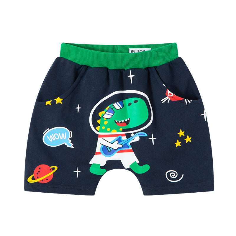 Children's shorts, shorts, large PP pants, new summer boys' harem pants, pure cotton bottoms, trendy manufacturers, one piece shipping