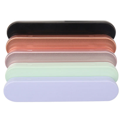 Wholesale grafting eyelash tweezers storage tool tinplate rectangular double layer sponge multi-color tweezers storage box