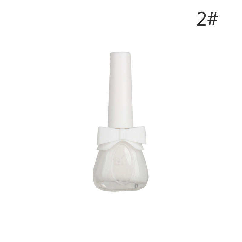 Water-based nail polish no baking quick drying tearable set nude transparent odorless long-lasting peelable cross-border nail polish