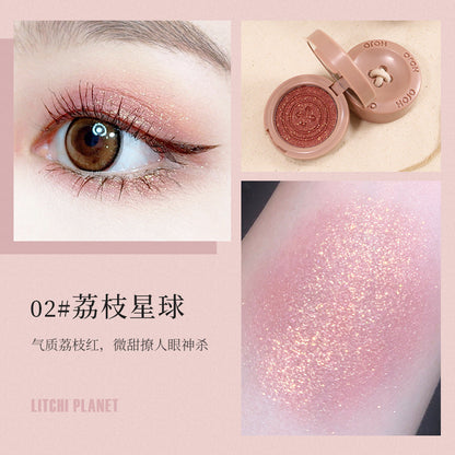 HOJO cowherd color button monochrome eyeshadow moonstone delicate fit streamer shining matte wholesale eyeshadow palette