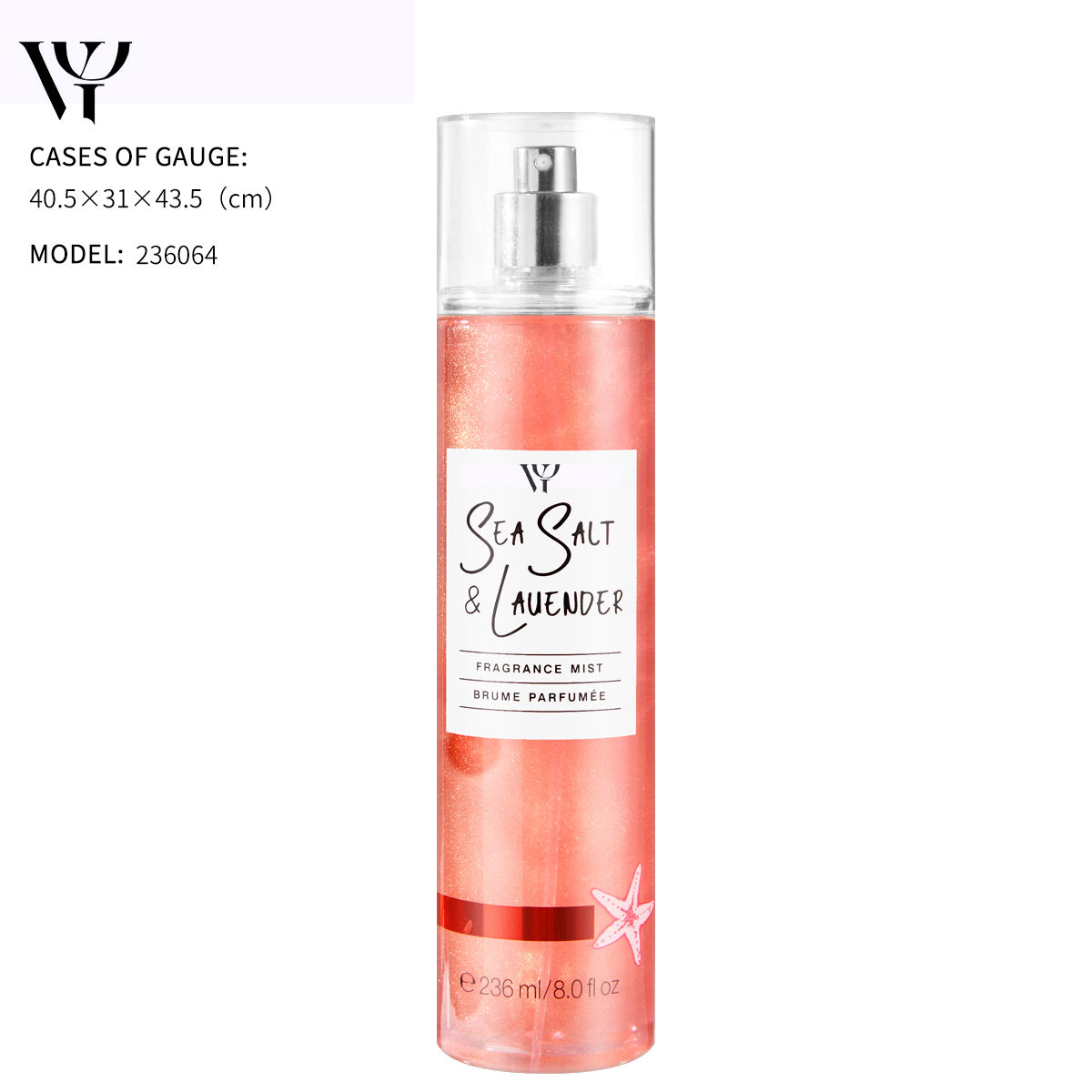 Cross-border Victoria Flower Season Women's Perfume Body Spray Pearlescent Glitter Long-lasting Fragrance Floral and Fruity Fragrance Mixed with Sandalwood