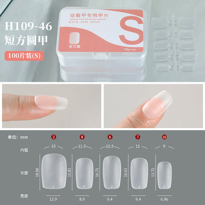 Manicure Wearable Nail Handmade Special Nail Patch Free of Engraving and Grinding Ultra-Thin Traceless Fake Nail Patch Manicure Manufacturer Wholesale