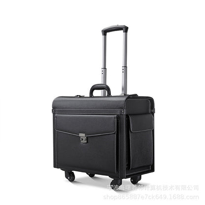 Stewardess flight case conductor luggage captain trolley case law business boarding case equipment box box cash box 18 អ៊ីង 