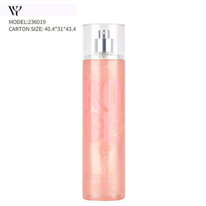 WY Victoria Hibiscus Body Spray Women's Perfume Pearlescent Glitter Cross-border Long-lasting Light Fragrance Fresh Floral and Fruity Fragrance