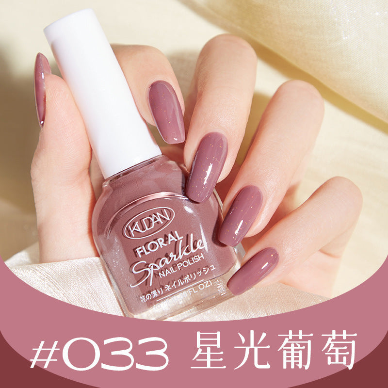 Nail polish no baking quick drying long-lasting tearable autumn and winter peelable water-based transparent nude nail polish wholesale