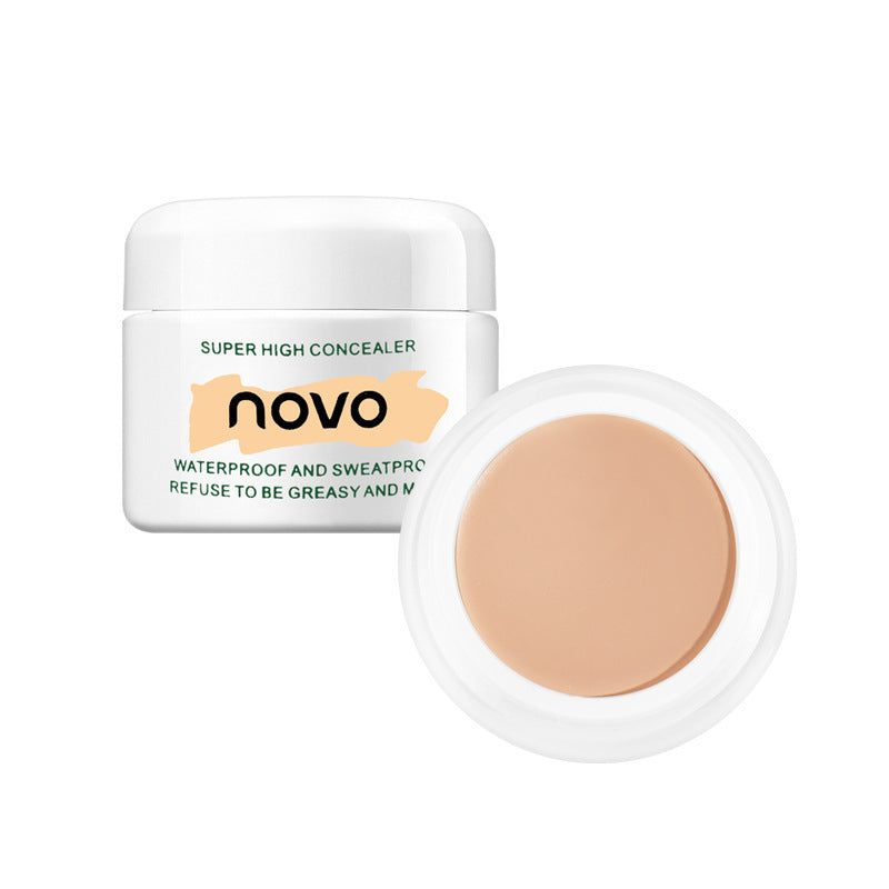 NOVO makeup high-definition clear concealer strongly covers spots, acne marks, acne, dark circles, foundation cream 