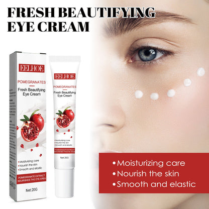 EELHOE Pomegranate Eye Cream Lightens Fine Lines and Crow's Feet Moisturizing Firming Eye Area Skin Care Eye Cream 