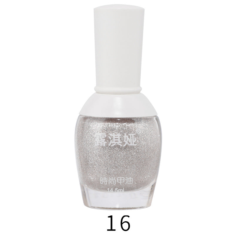 Manufacturer's supply Bei Shijie big belly bottle fashion long-lasting oily nail polish no baking autumn and winter color 14.5ml