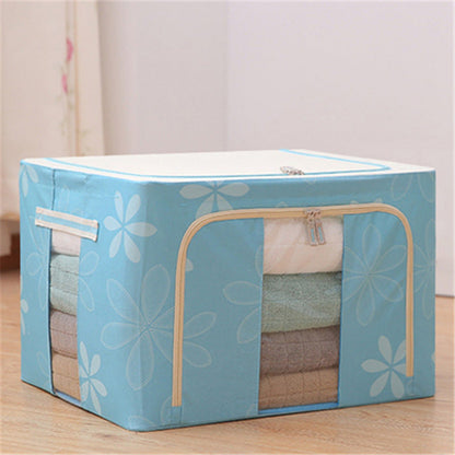 Clothes Storage Box Box Basket Artifact Household Fabric Folding Wardrobe Toy Organizing Bag Dormitory Storage Box 