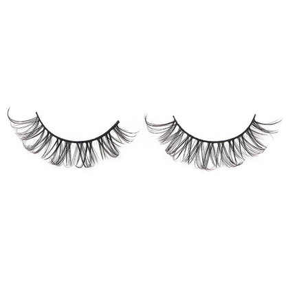 Dingsen false eyelashes factory stable supply 10 pairs of flower trays DD curling false eyelashes natural makeup daily makeup