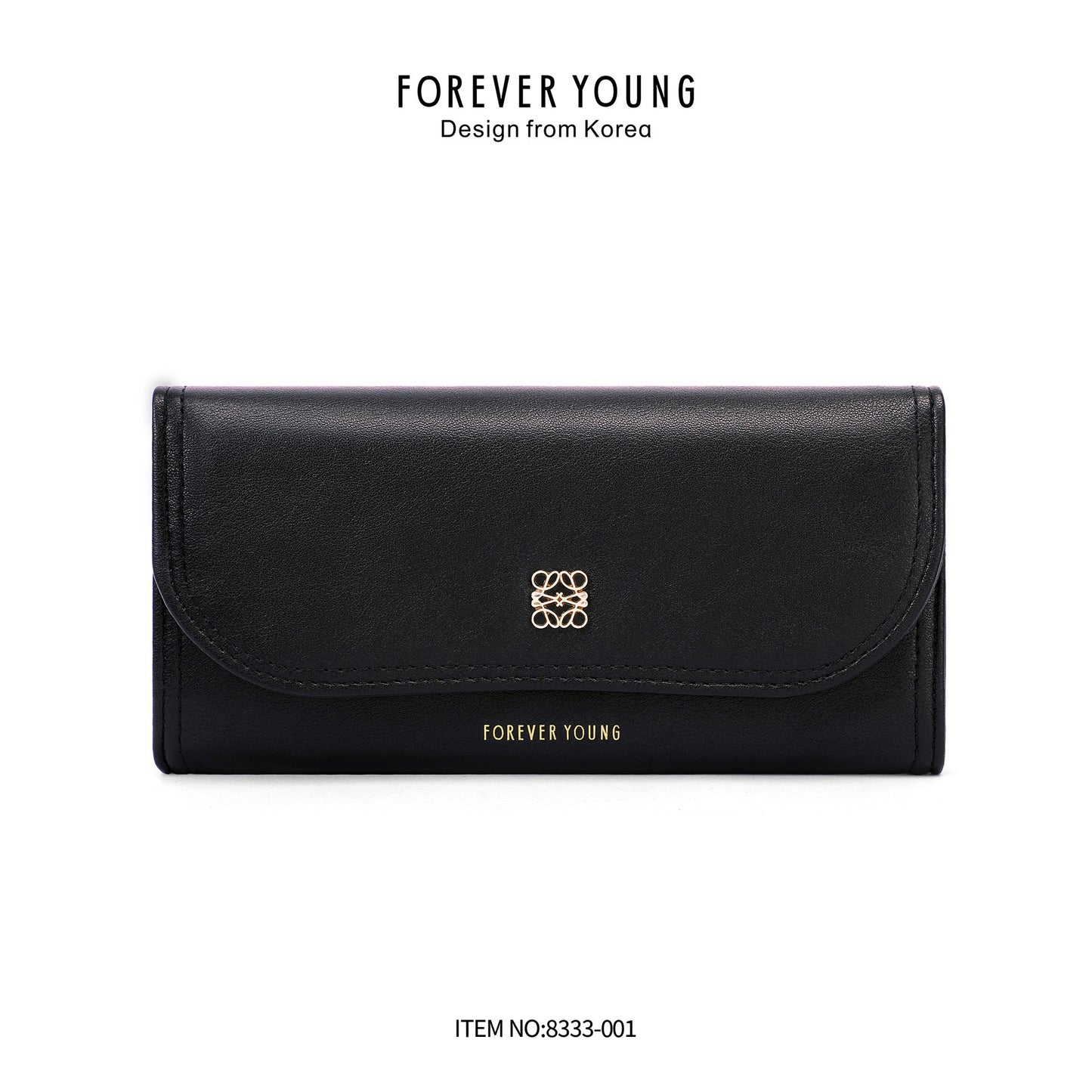 forever young Korean version large capacity PU new wallet ladies long mobile phone bag multi-card clutch bag 