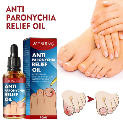 Jaysuing Anti-nail groove relief oil Soft nails Bright nails Repair ingrown nails Thickening type onychomycosis nail groove care oil 