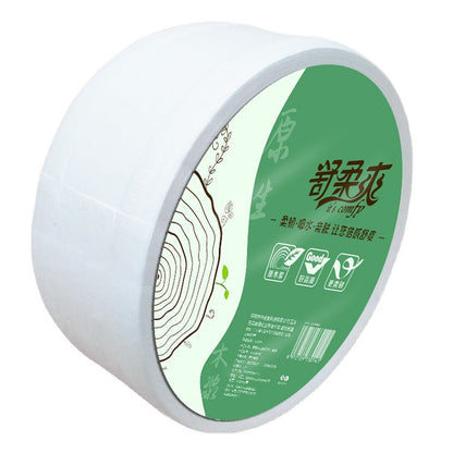 Shu Roushuang 650g Log Treasure Commercial Large Roll Paper Hotel Paper Toilet Paper Wettable Water Large Plate Paper លក់ដុំថោក