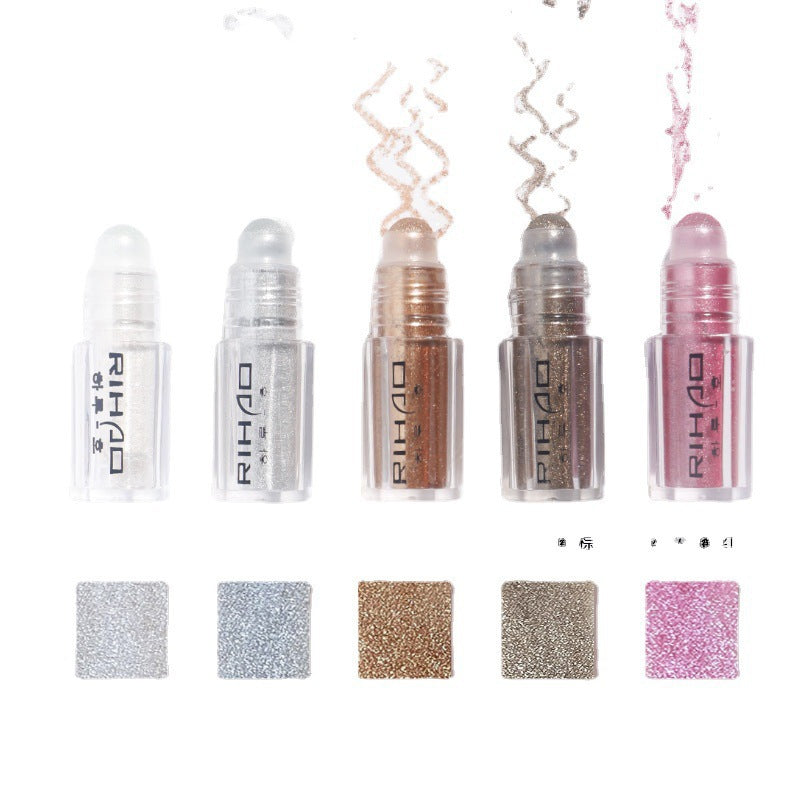 Easy to remove makeup loose powder Diamond Galaxy River glitter sequins Silkworm loose powder Pearlescent waterproof sequins eyeshadow