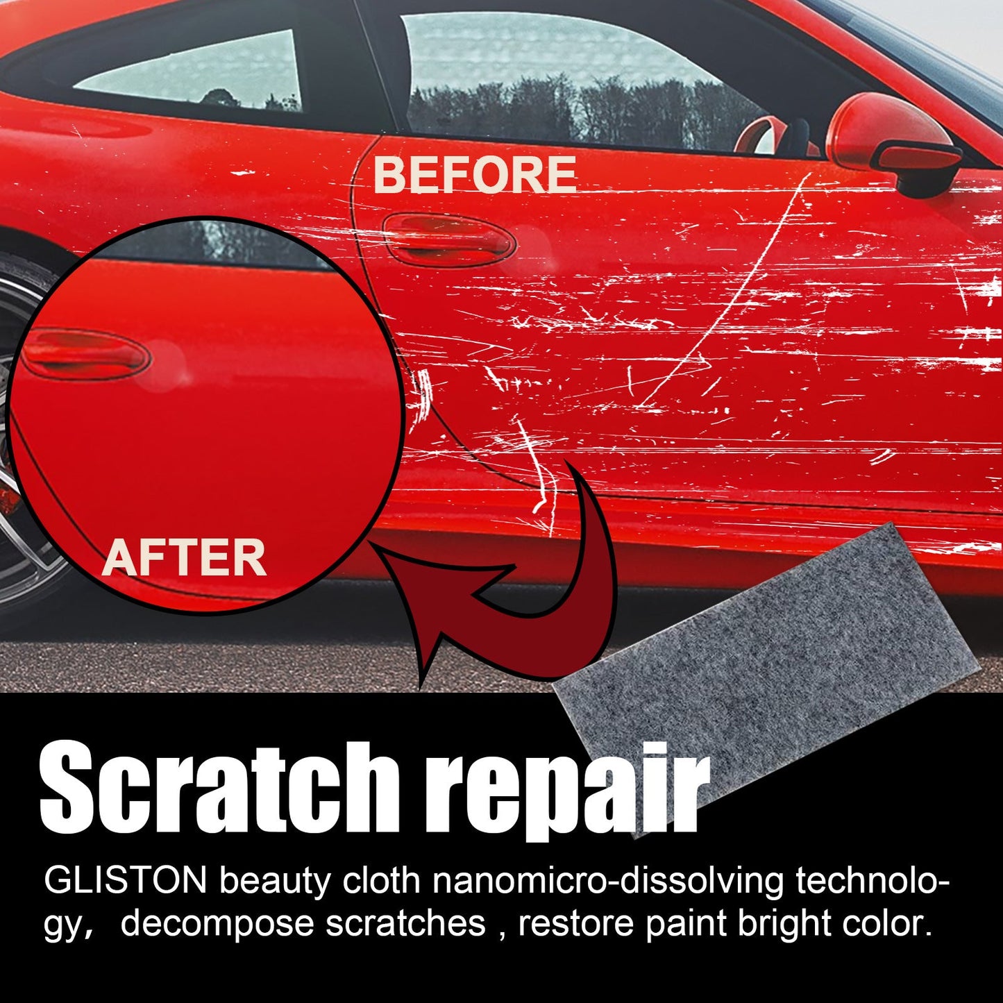 Rayhong car scratch wipes car paint repair paint scratches water stains car wax grinding cleaning scratch maintenance 