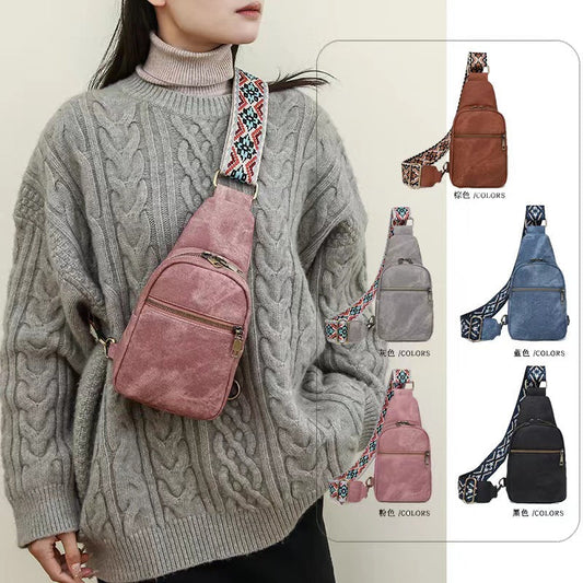 Cross-border hot-selling small shoulder bag new waist bag women's fashion chest bag leisure outdoor messenger bag wholesale