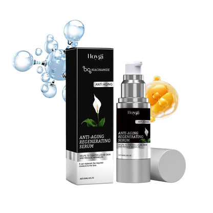 Hoygi anti-wrinkle essence replenishes water, repairs skin barrier, elasticizes, tightens, whitens, and reduces spots and fine lines on the face 