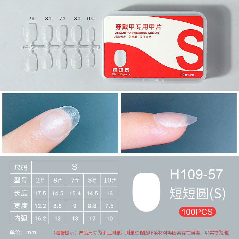 Manicure Wearable Nail Handmade Special Nail Patch Free of Engraving and Grinding Ultra-Thin Traceless Fake Nail Patch Manicure Manufacturer Wholesale