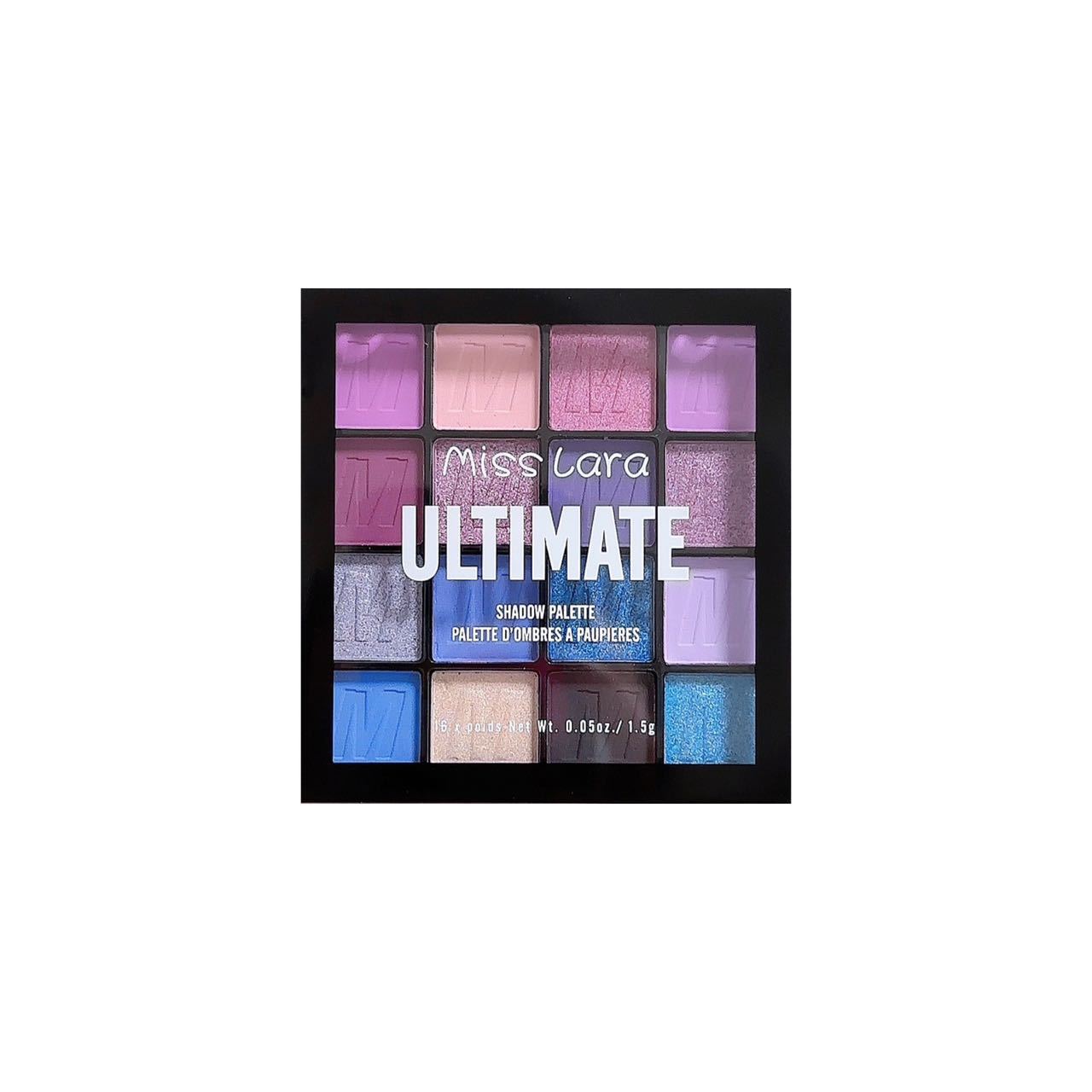 Misslara 16 color eye shadow matte pearlescent European and American makeup beginner colorful eye shadow palette factory direct sales