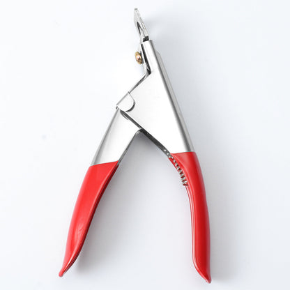 Nail art scissors U-shaped nail scissors DIY French nail scissors phototherapy nail extension shaping scissors nail art tools