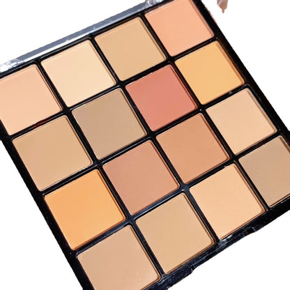 Foreign trade makeup 16 color eye shadow palette matte earth color flower fairy makeup eye makeup contour makeup makeup palette cross-border