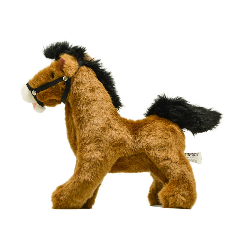 Simulation horse animal plush toy new style doll children gift doll wholesale