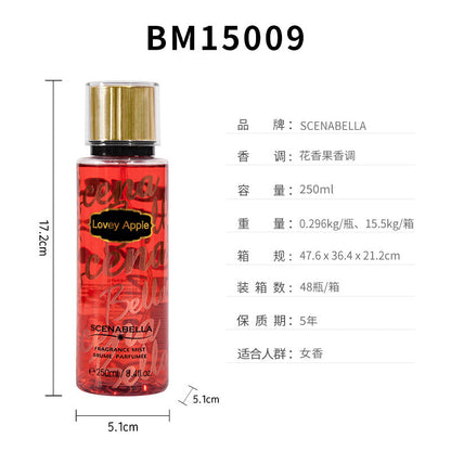 跨境女士身体喷雾香水 女士香水香体喷雾身体香氛body mist250ml