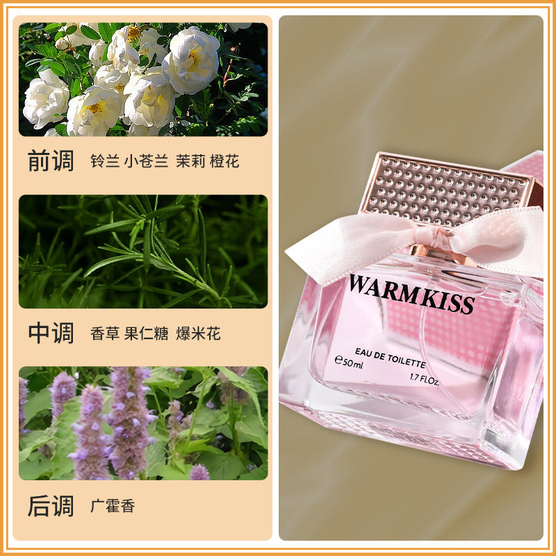 Warmkiss Douyin stall cross-border foreign trade Vietnam fashion lady fresh light fragrance long-lasting niche women's perfume