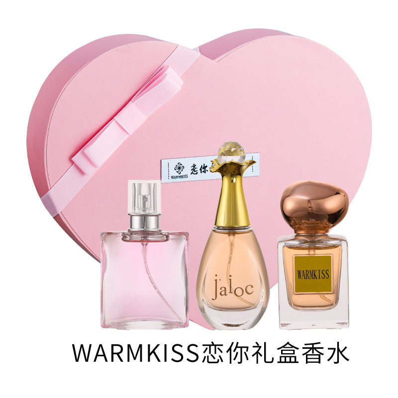 New WARMKISS Love You Gift Box Women's Perfume Set Gift Box Long-lasting Female Niche Cross-border Wholesale