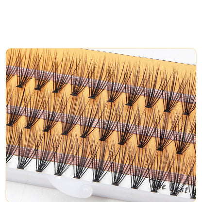 DINGSEN false eyelashes factory hot melt glue camellia grafted hair segmented eyelashes single cluster