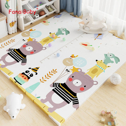 Baby crawling mat xpe150*180 thick double-sided folding children's floor mat household odorless baby crawling mat