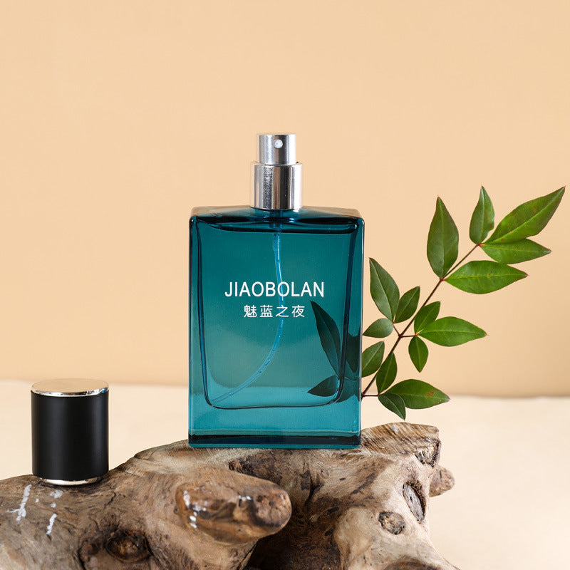 Jiaobolan Charm Blue Men's Perfume Long-lasting Light Fragrance Fresh Student Wood Cologne Men's Fragrance Summer Sports