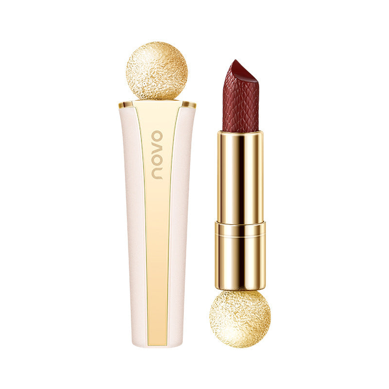 NOVO5403 ក្រែមលាបមាត់ velvet lipstick បែបប្រណិត សាច់ក្រែមលាបចូលស្បែកមាត់បានល្អ  មិនស្ងួតនិងមិនងាយស្អិតជាប់ពែង