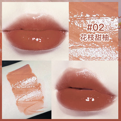 NOVO mirror lip glaze female student style water mist glass water light does not fade and does not stick to the cup niche brand lipstick wholesale 