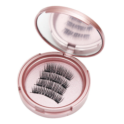 DINGSEN magnet false eyelashes glue-free eyelashes 4 pieces without clips magnetic eyelashes style