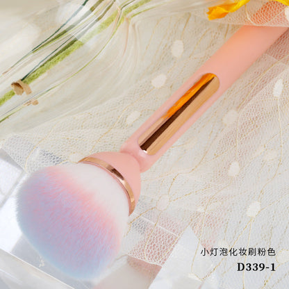 Nail cleaning brush small light bulb brush nail dust brush sweeping powder cleaning tool brush nail supplies wholesale