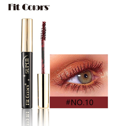 Cross-border Fit Colors 14 color mascara thick curling not easy to smudge Christmas stage makeup foreign trade