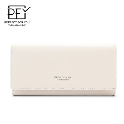 Wesson ins simple wallet women's Korean version cross pattern scratch-resistant clutch bag multifunctional new ladies long wallet 