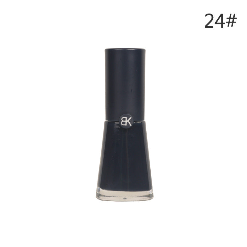 bk summer whitening 7 days 38 colors no baking long-lasting water-based nail polish 9.5ml non-peelable pure color macaron 