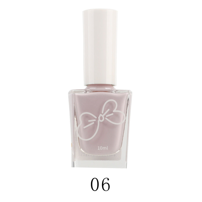 Oily nail polish, no baking, quick drying, non-peelable, non-stripping, safe, cross-border, odorless, nude nail polish for nail salons