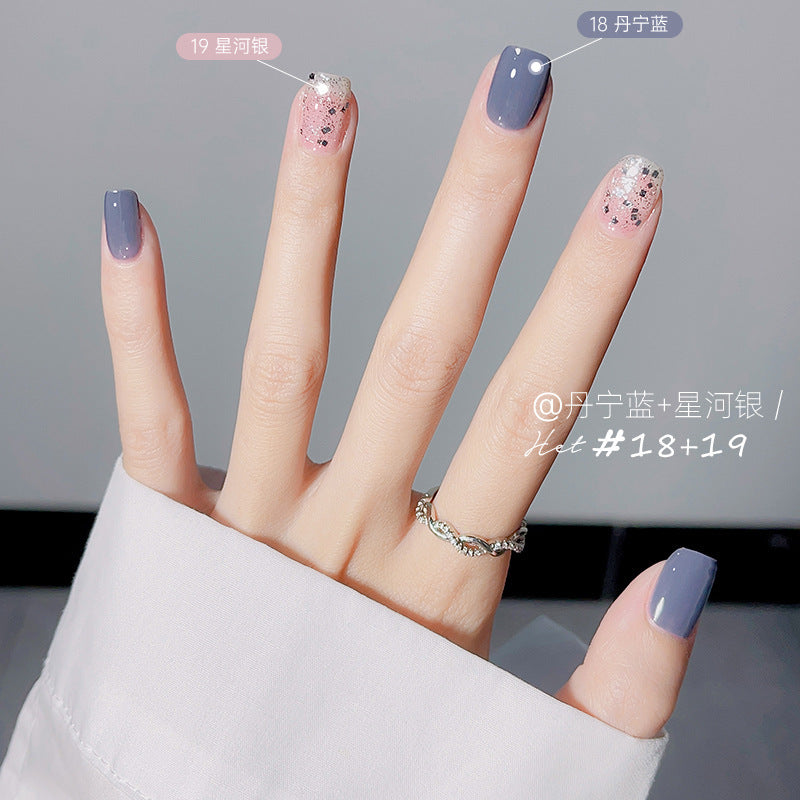 bk autumn and winter new nail polish free baking quick drying water-based non-peelable nude jelly children's nail polish nail polish wholesale