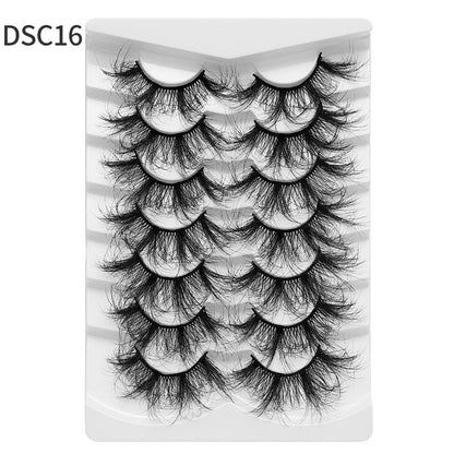 DINGSEN false eyelashes manufacturer cross-border stable eyelashes long explosive style eyelashes