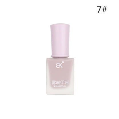 bk2024 summer fashion matte matte oily nail polish no baking long-lasting not easy to fall off can not be peeled frosted wholesale